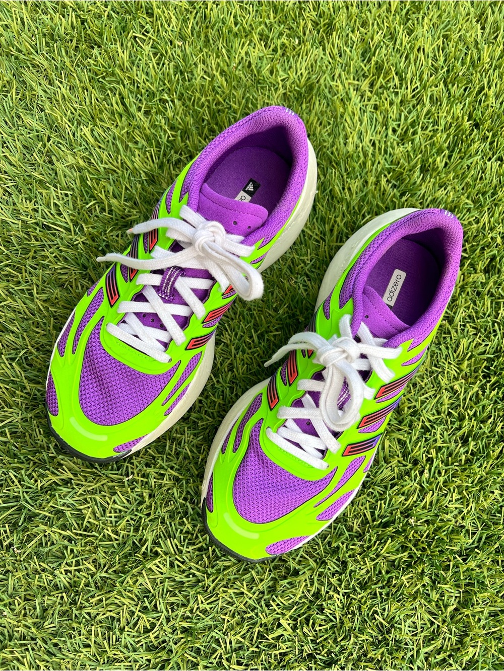 Adidas Adizero Aruku Purple Green Women’s Running Shoes Size 7
